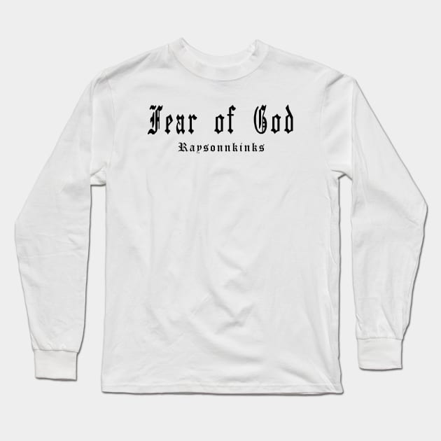 Fear of God T-Shirt Long Sleeve T-Shirt by Raysonn